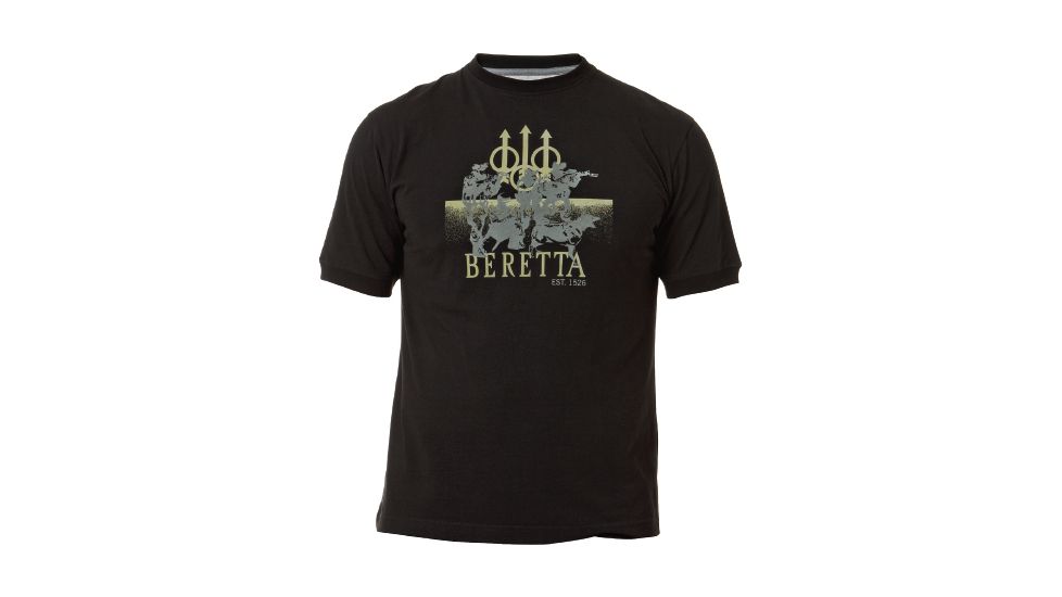 Beretta Tactical T-Shirt, Black, Small TSC472380999S