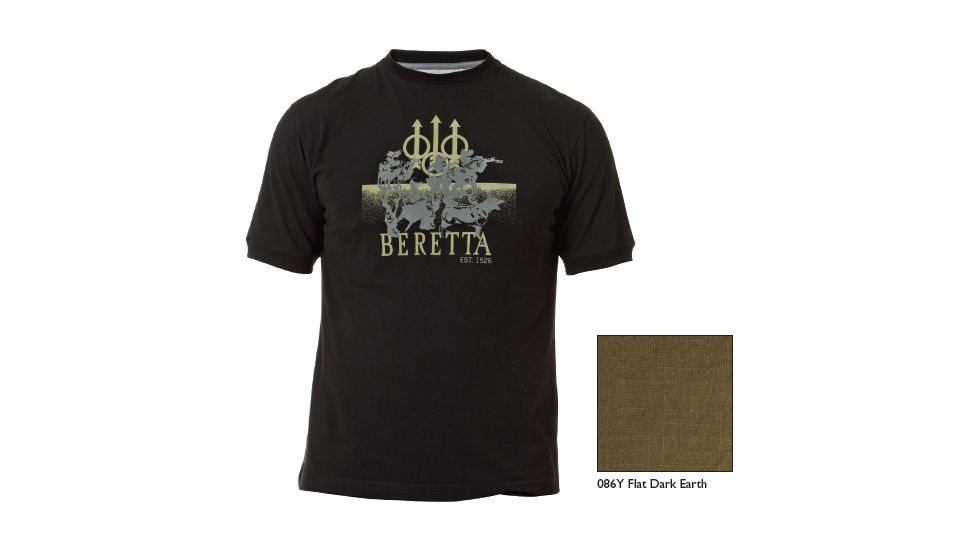 Beretta Tactical T-Shirt, Flat Dark Earth, Small TSC47238086YS