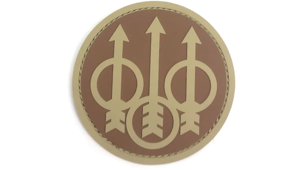 Beretta Tirident Patch, Tan/Brown, PATCHARID
