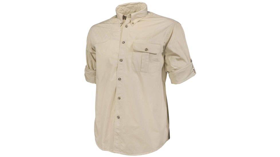 Beretta Tm Roll Up Shirt, Stone - LU222T15340008XXXL