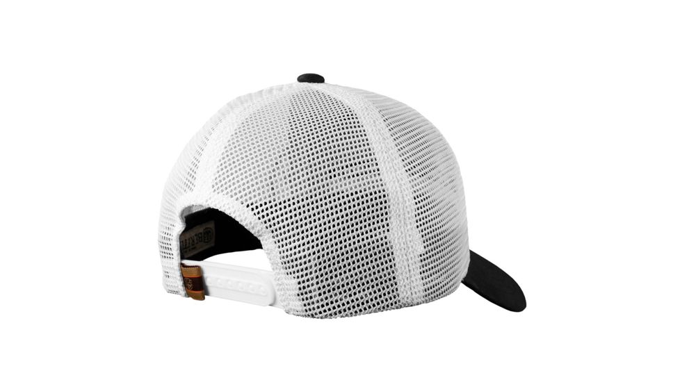 Beretta Trident Sporting Trucker Cap, Black and White, One Size Fits All BC152016600953