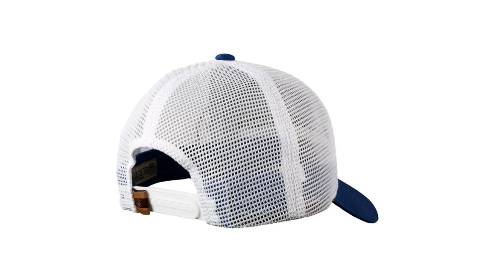Beretta Trident Sporting Trucker Cap, Blue and White, One Size Fits All BC15201660059P