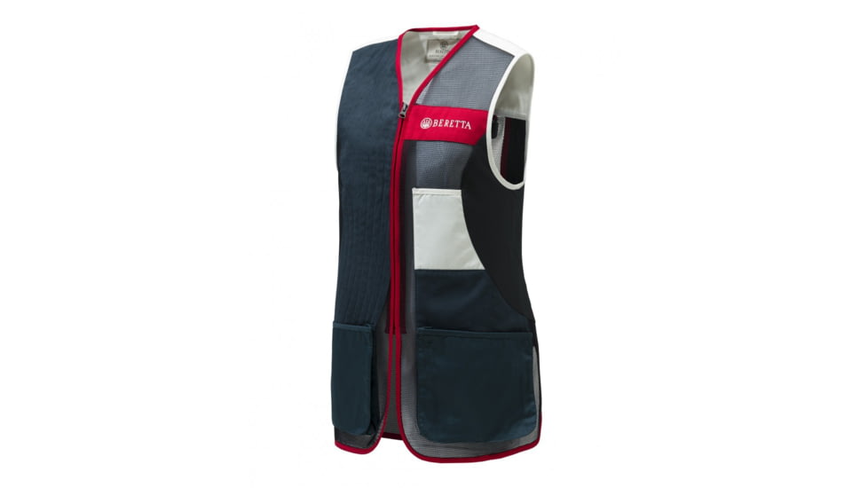 Beretta Uniform Pro 20.20 Micro Vest - Women's, Blue Total Eclipse &amp; White, Large, GT951T155305C4L