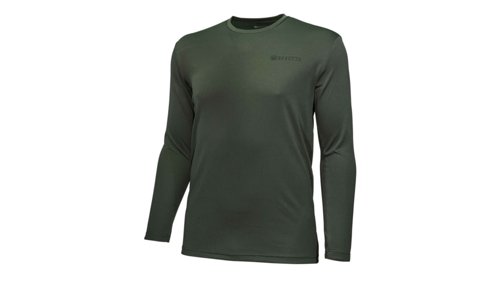 Beretta Us Tech Long Sleeve T-shirt, Green - TS671T13220715XXXL