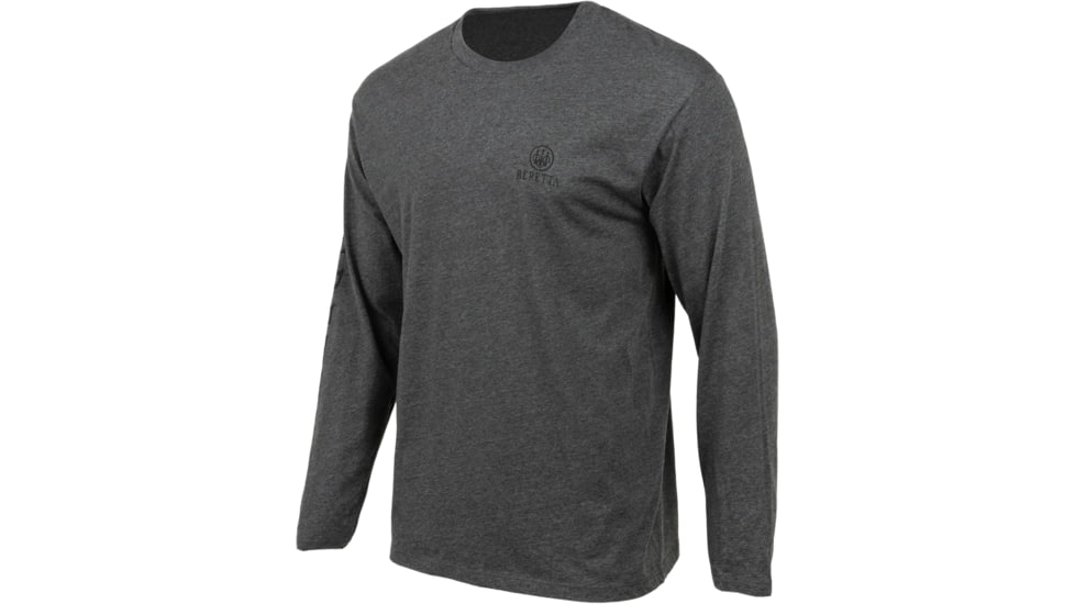 Beretta USA 2.0 T-Shirt - Men's, Long Sleeve, Charcoal, 3XL, TS230T18900093XXXL