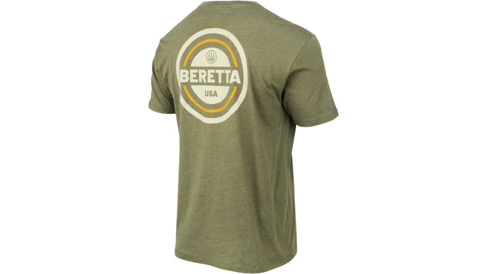 Beretta USA 2.0 T-Shirt - Men's, Short Sleeve, Heather Mil Green, 3XL, TS226T189007AUXXXL