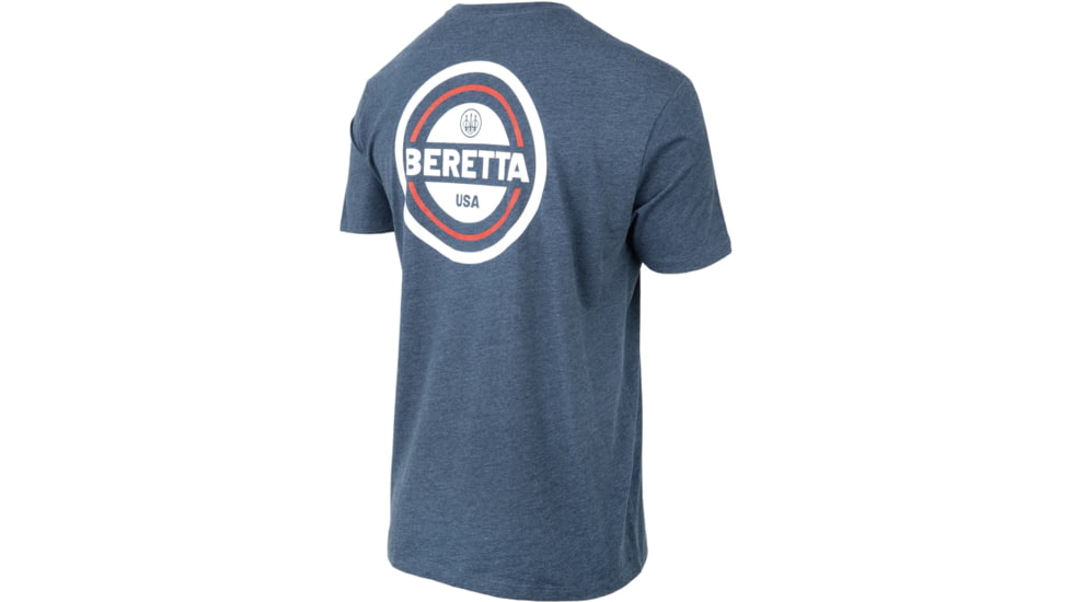 Beretta USA 2.0 T-Shirt - Men's, Short Sleeve, Navy Heather, 2XL, TS226T1890051YXXL
