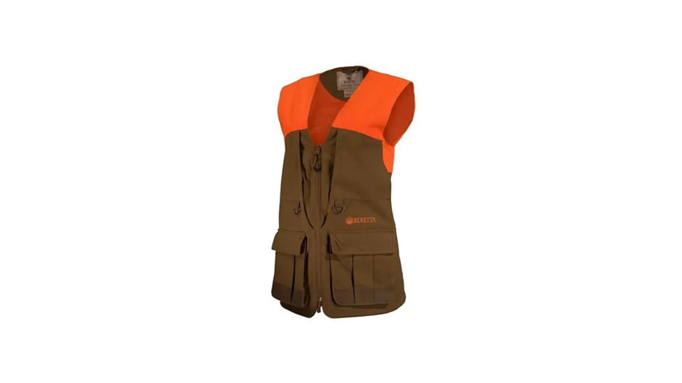 Beretta USA Corp WOMEN RETRIEVER FLD VEST TOB/BLZ ORG XL, GD322T16510850XL