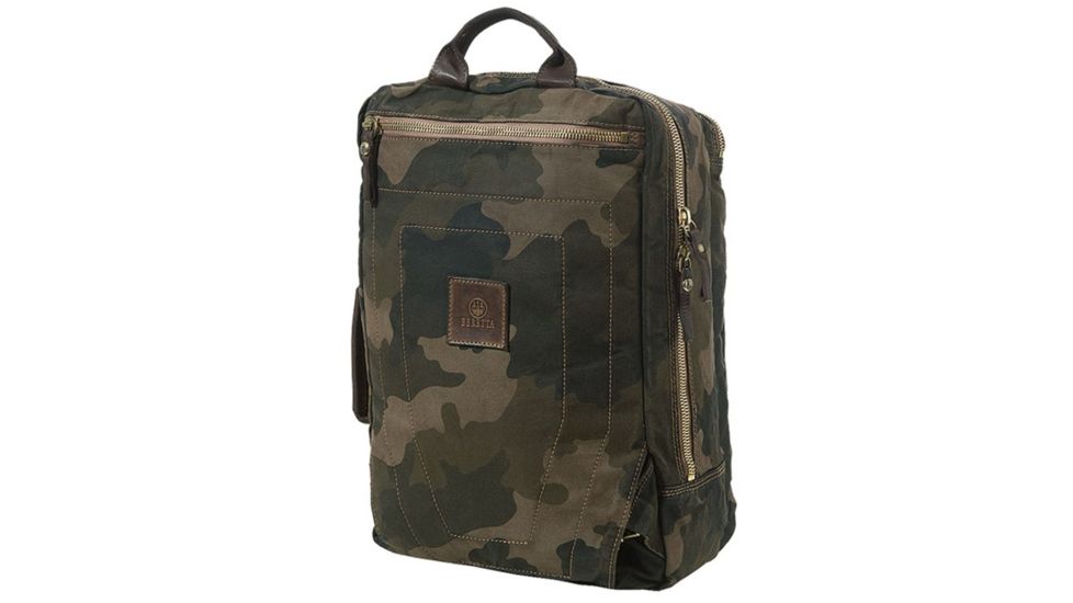 Beretta Vin Campomaggi Laptop Backpack, Camo, 11.5in X 15in X 7in, BS311T0984075F