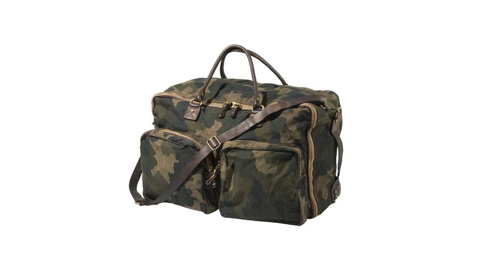 Beretta Vin Duffle Canvas Travel Bag, Camo, 11in X 26in X 11.5in, BS321T0984075F