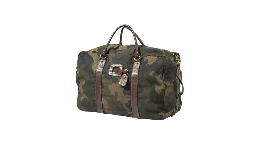 Beretta Vin Duffle Canvas Travel Bag, Camo, 11in X 26in X 11.5in, BS321T0984075F