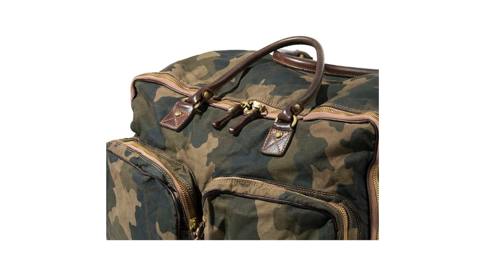 Beretta Vin Duffle Canvas Travel Bag, Camo, 11in X 26in X 11.5in, BS321T0984075F