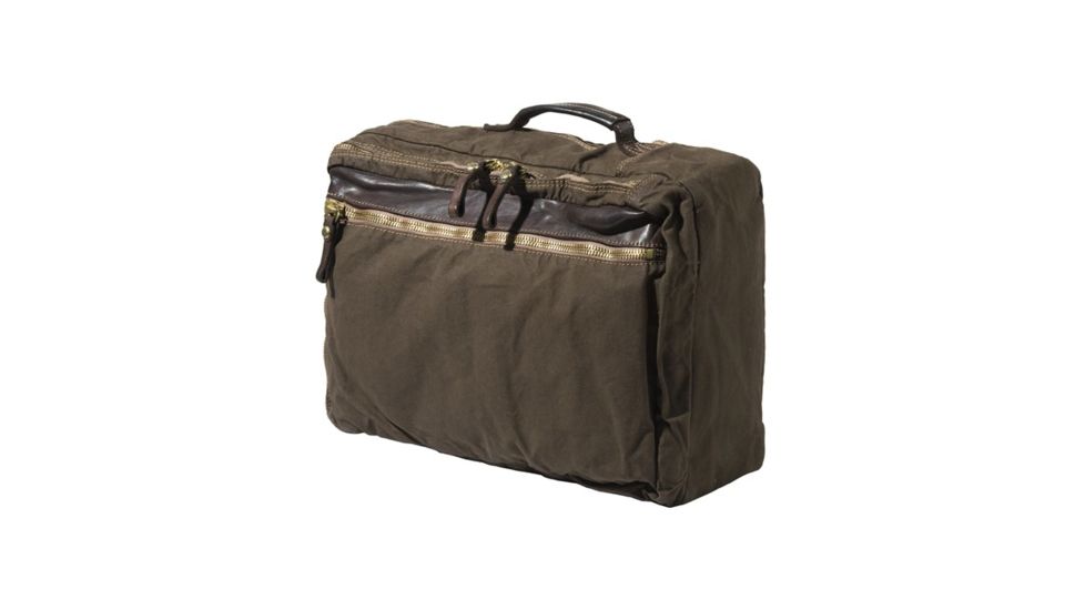 Beretta Vin Washed Canvas and Leather Laptop Backpack, Brown, 11.5in X 15in X 7in, BS311T09830862