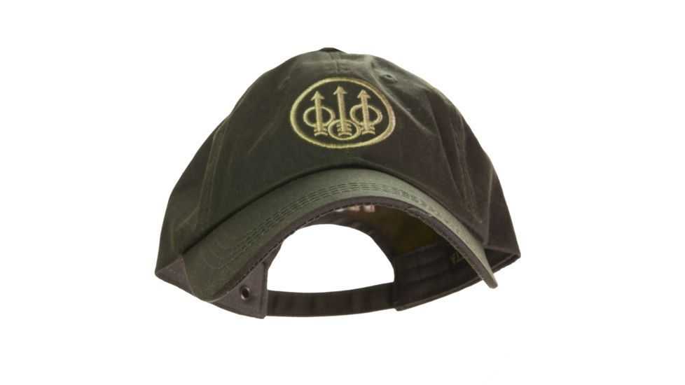 Beretta Waxed Cotton Hat - Men's, Green Olive, One Size, BC092025330706