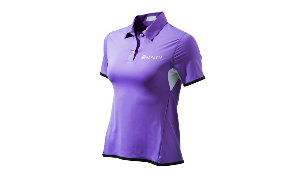 Beretta Womens Hi-Tech Performance Polo Shirt,Lilla,2XL MD012T1085031EXXL