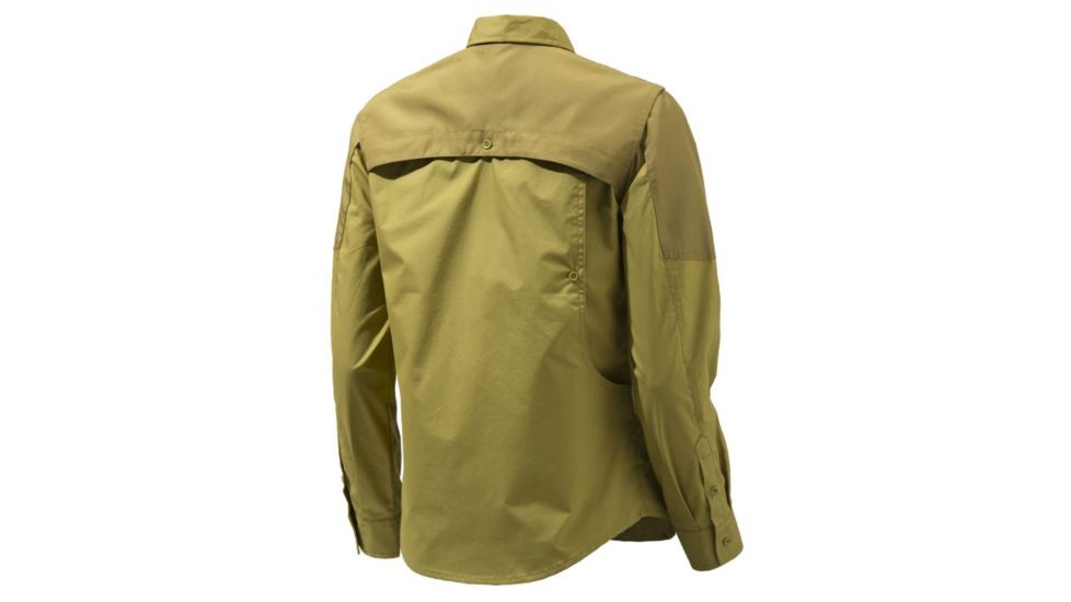 Beretta Womens Upland Front Load Shirt,Light Brown/Brown,S LD511T11840871S