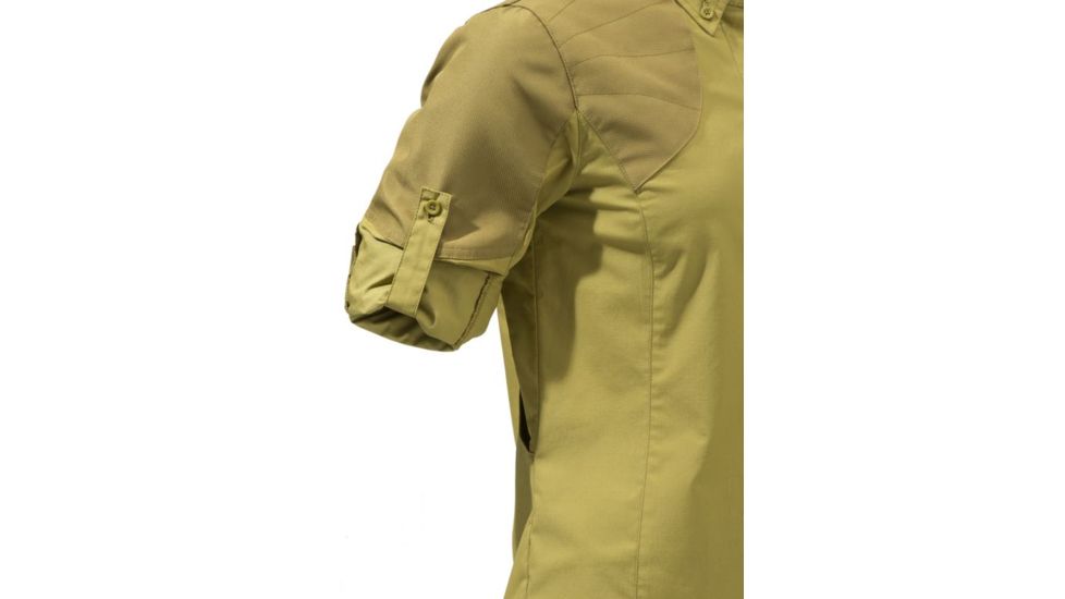 Beretta Womens Upland Front Load Shirt,Light Brown/Brown,S LD511T11840871S