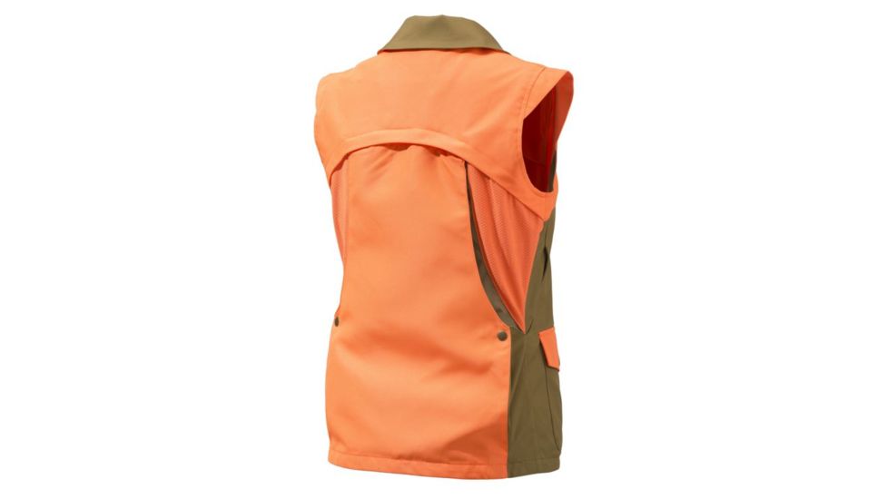 Beretta Womens Upland Light Vest,Light Brown/Orange,M GD811T0383081GM