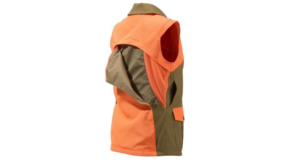 Beretta Womens Upland Light Vest,Light Brown/Orange,M GD811T0383081GM