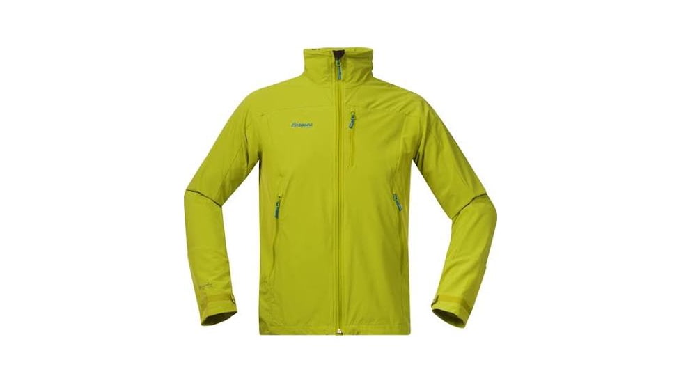 Bergans of Norway Torfinnstind Jacket - Men's-Lime/Lt Sea Blue-Medium