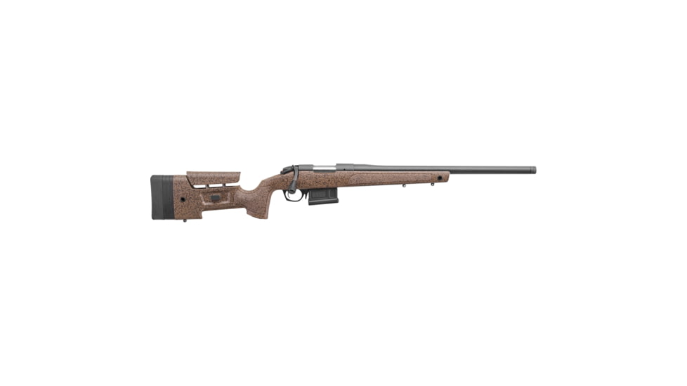 Bergara B14 HMR Bolt Action Rifle, .22 Creedmoor, 20 inch Barrel, 1-8 Twist, Synthetic, Brown, 5 Round Capacity, Brown, B14S3514C