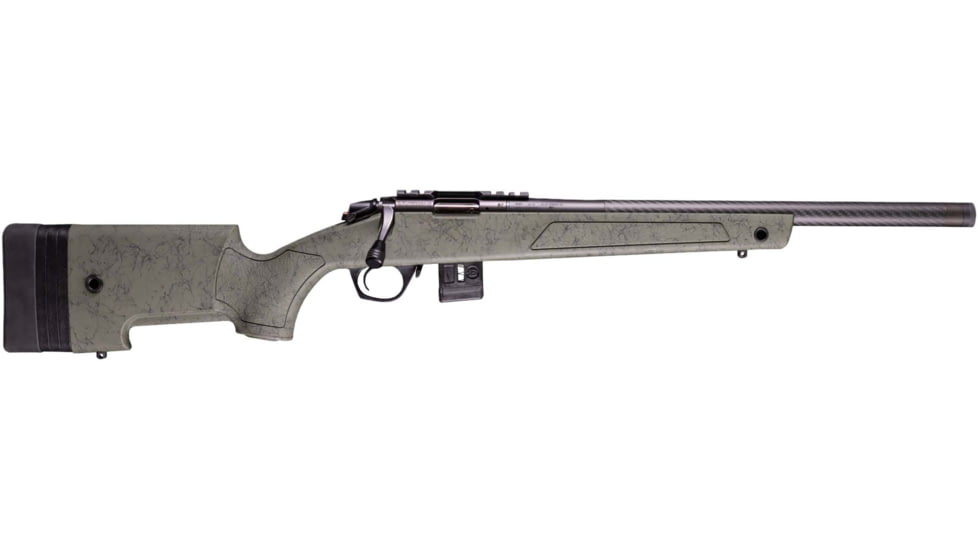 Bergara BMR-X Competition Bolt Action Rifle, .22 Winchester Magnum Rimfire, 18in Barrel, 1-16, Synthetic Black Stock, Blued , 5RD/10RD, BMR010-FRRMPG