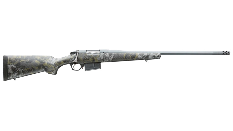 Bergara Canyon Bolt Action Rifle, 6.5mm Creedmoor, 22in 5/8x24 TPI Barrel, 1-8, Cf Camoflage Stock, Cerakote Grey, BPR2665CM-FRRMPG
