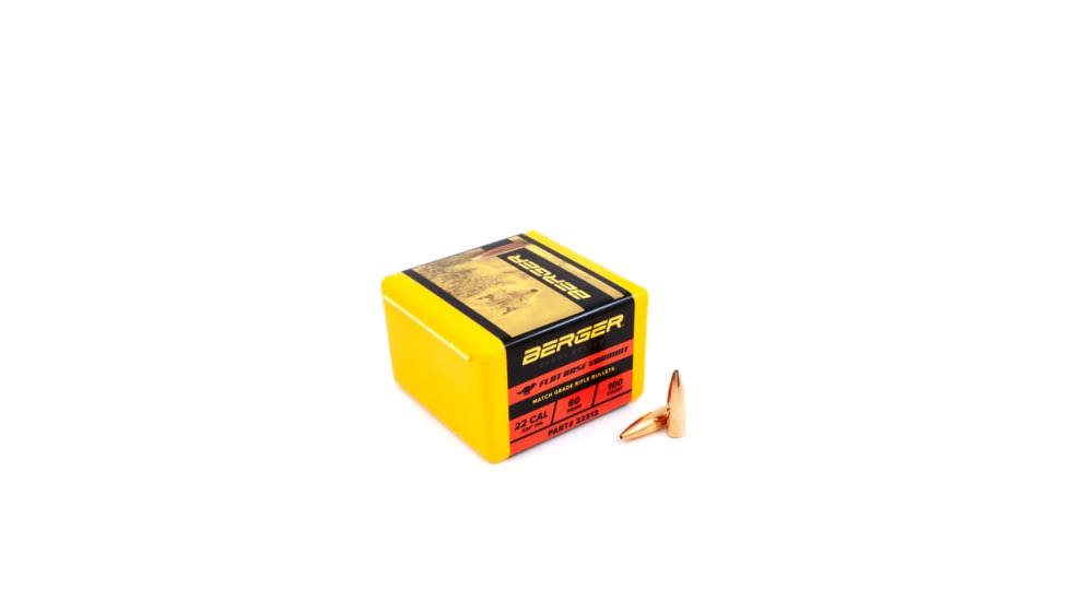 Berger 22 cal 60 gr FB Varmint, 100 Pk, 22312