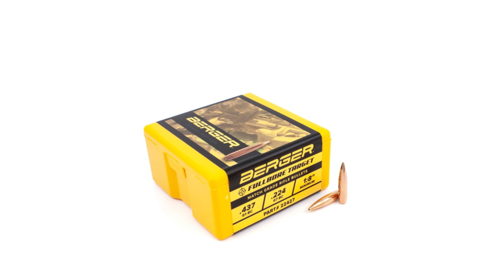 Berger 22 cal 80.5 gr FULLBORE Target, 100 Pk, 22427