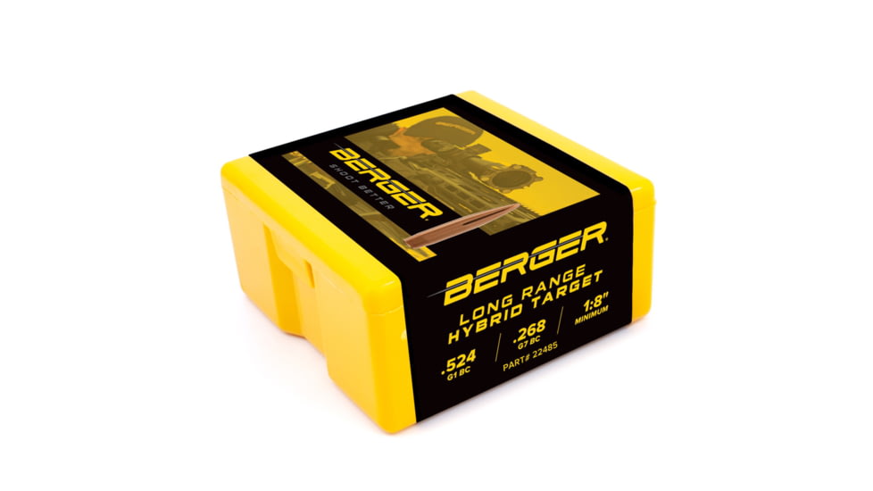 Berger 22 cal 85.5 gr LR Hybrid Target, 100 Pk, 22485