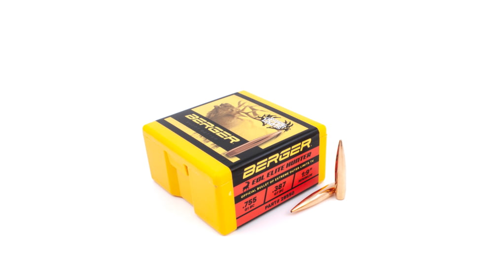 Berger 28550 Hunting 7mm .284 195 GR EOL Elite Hunter 100 Box, 28550