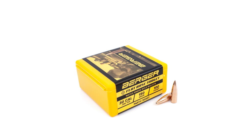 Berger 30 cal 150 gr FB Target, 100 Pk, 30407