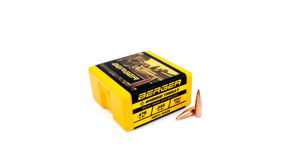 Berger 30 cal 155 gr Hybrid Target, 100 Pk, 30426