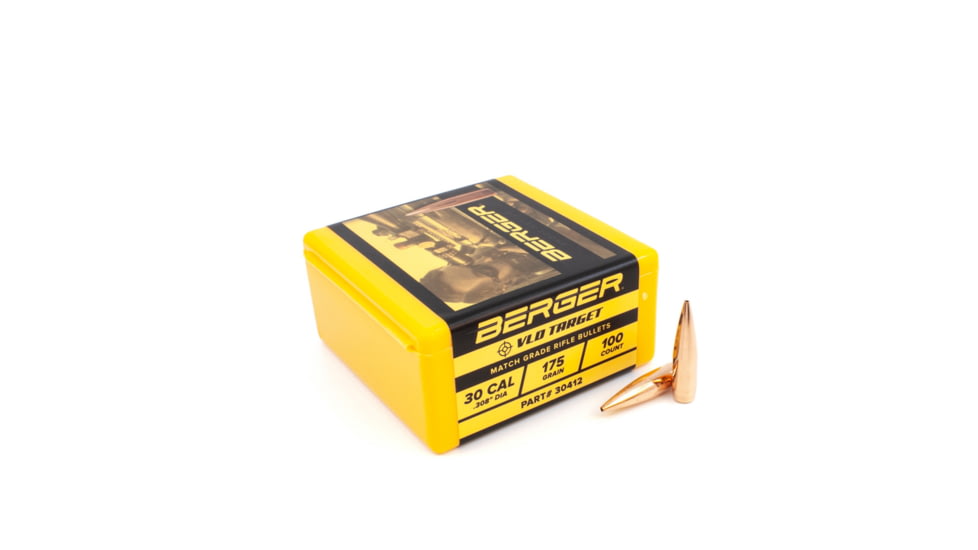 Berger 30 cal 175 gr VLD Target, 100 Pk, 30412