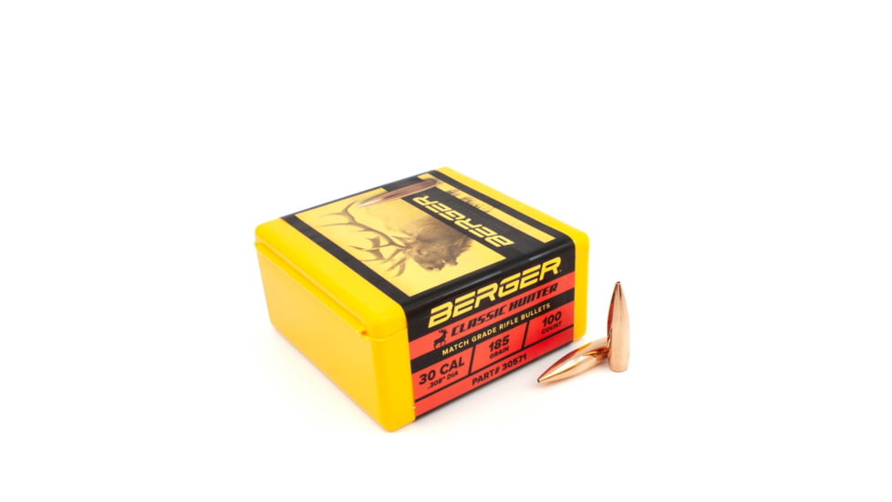 Berger 30 cal 185 gr Classic Hunter, 100 Pk, 30571