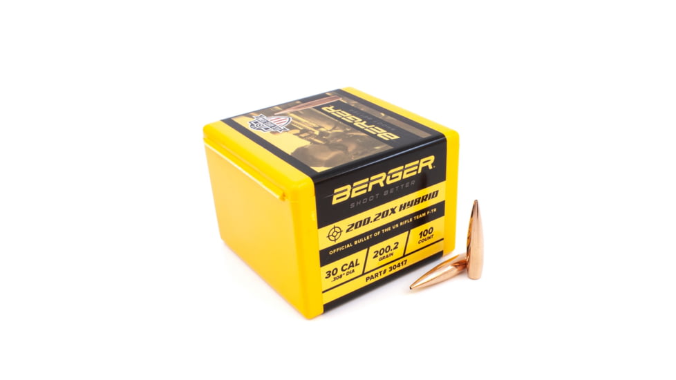 Berger 30 cal 200.20x Hybrid Target, 100 Pk, 30417