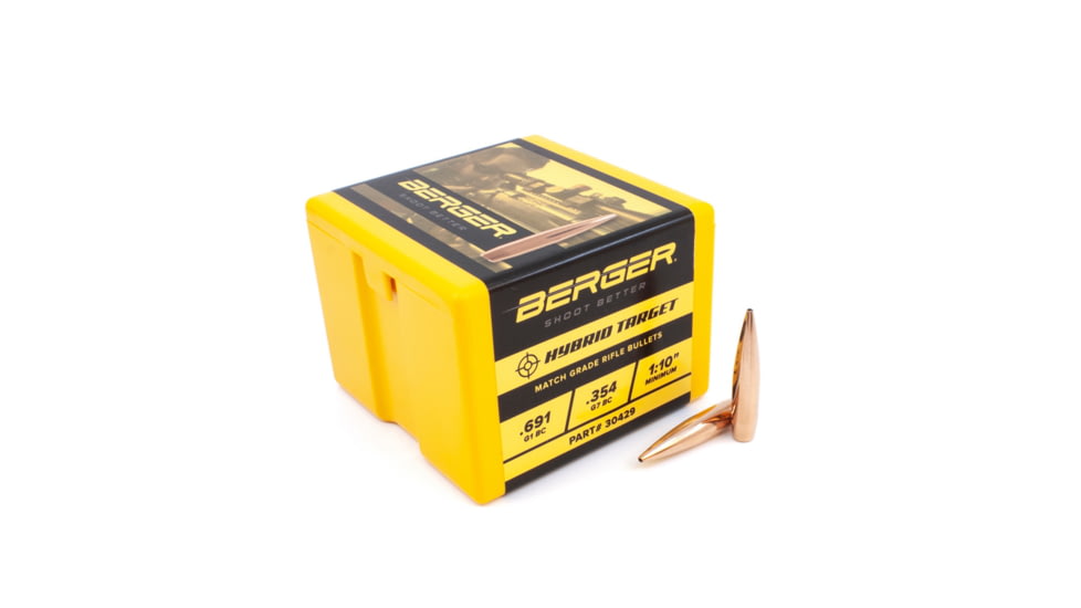 Berger 30 cal 215 gr Hybrid Target, 100 Pk, 30429