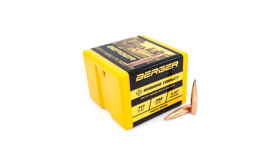 Berger 30 cal 230 gr Hybrid Target, 100 Pk, 30430