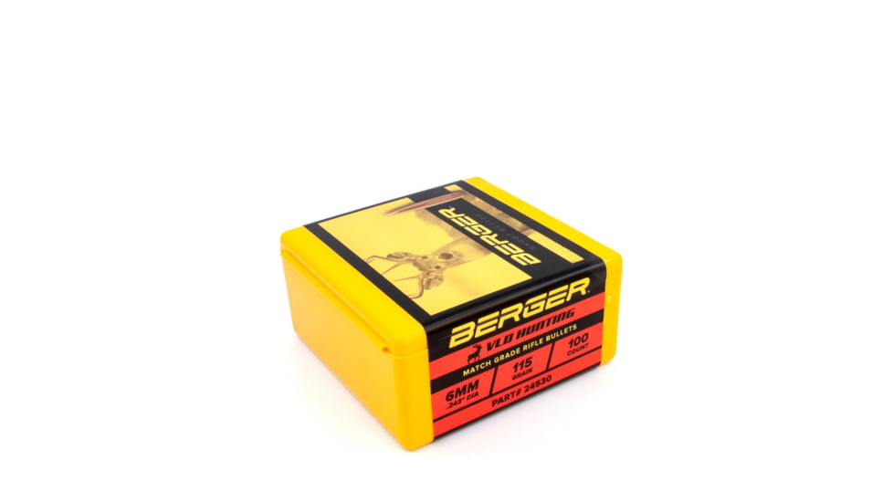 Berger 6mm 115 gr VLD Hunting, 100 Pk, 24530