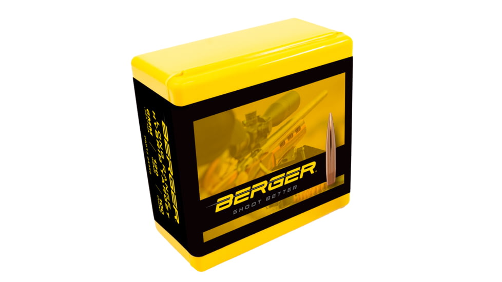 Berger 6mm 120 grain Long Range Hybrid Target Bullets, 1500, 24986
