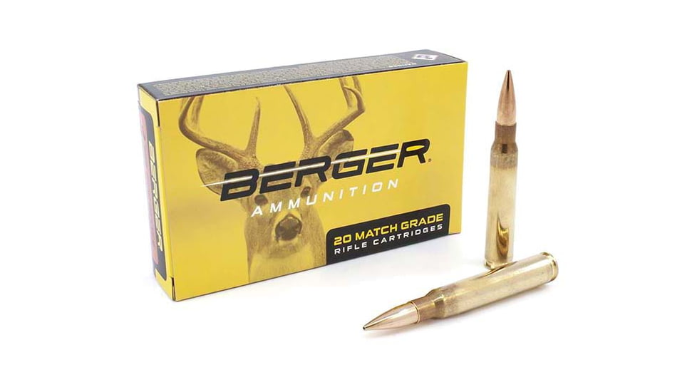 Berger .30-06 Springfield 168 Grain Classic Hunter Brass Cased Rifle Ammunition