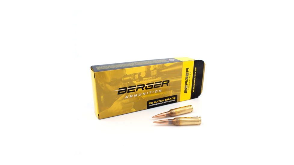 Berger 6.5mm Caliber Rifle Bullets, 144 Grain, Long Rage Hybrid Target