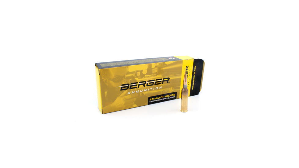 Berger 6mm Caliber Rifle Bullets, 109 Grain, Hybrid Target