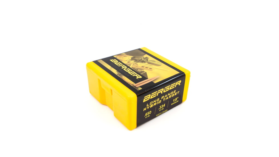 Berger Hybrid Target Rifle Bullets, .25 Caliber, 135 Grain