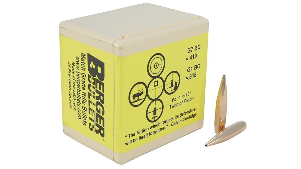 Berger 33109 Tactical 338 Caliber .338 300 GR Hybrid Open Tip Match 10, 33109