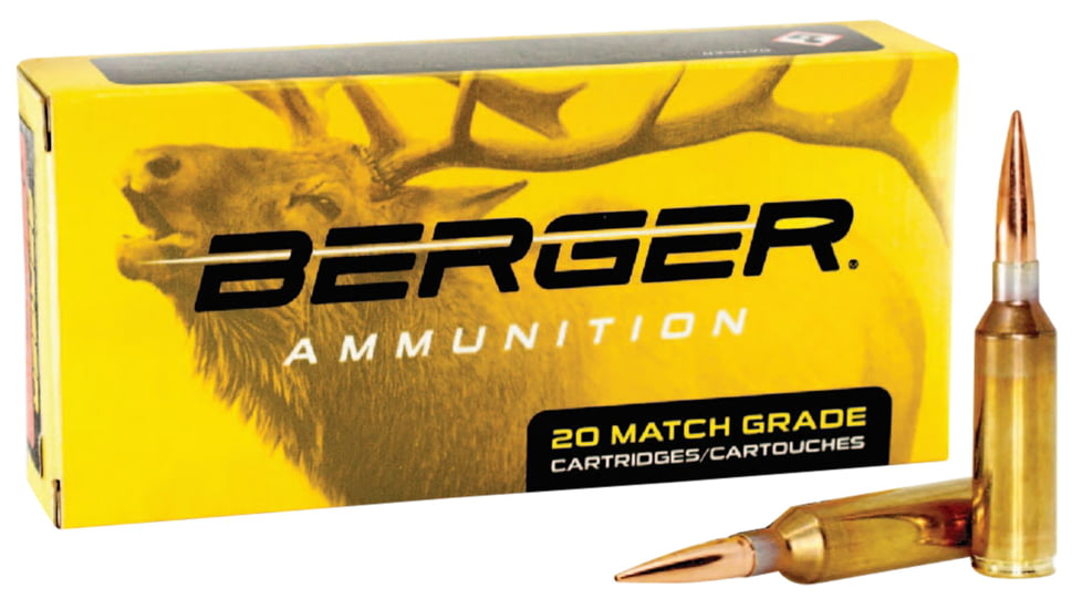 Berger Berger Elite Hunter 300 PRC 205 Grain Hybrid Brass Cased Rifle Ammo, 20 Rounds, 55010