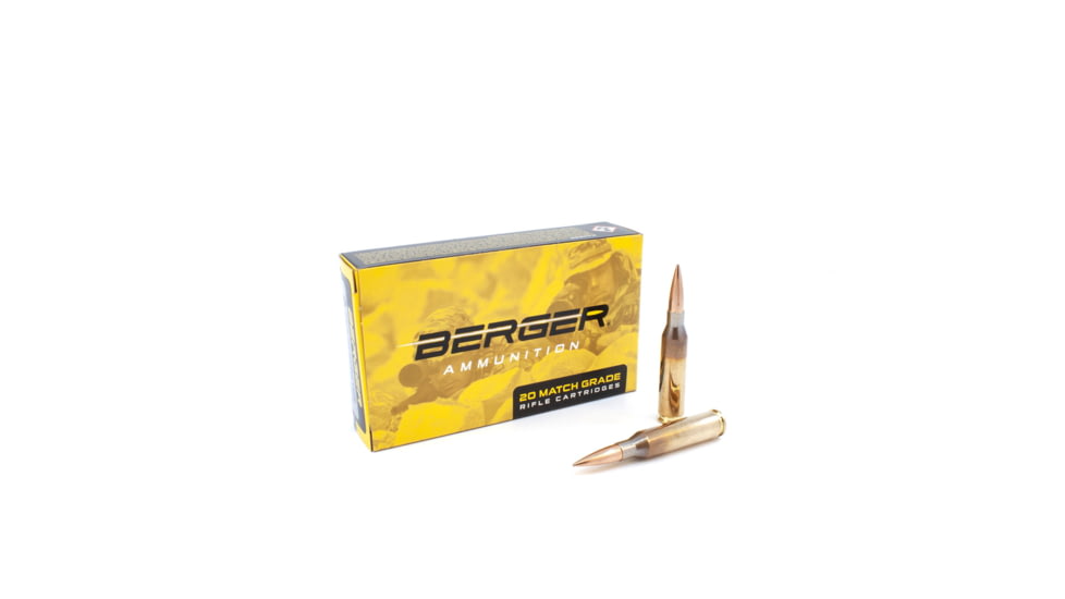 Berger Hybrid Tactical .260 Remington 130 grain Hybrid Tactical Open Tip Match Brass Cased Centerfire Rifle Ammo, 20 Rounds, 30020