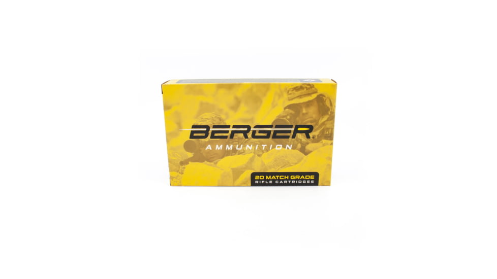 Berger Hybrid Tactical .300 Winchester Magnum 230 grain Hybrid Tactical Open Tip Match Brass Cased Centerfire Rifle Ammo, 20 Rounds, 70090