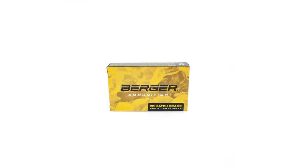 Berger Hybrid OTM Tactical 6.5 Creedmoor 130 grain Hybrid Tactical Open Tip Match Brass Cased Centerfire Rifle Ammo, 20 Rounds, 31021