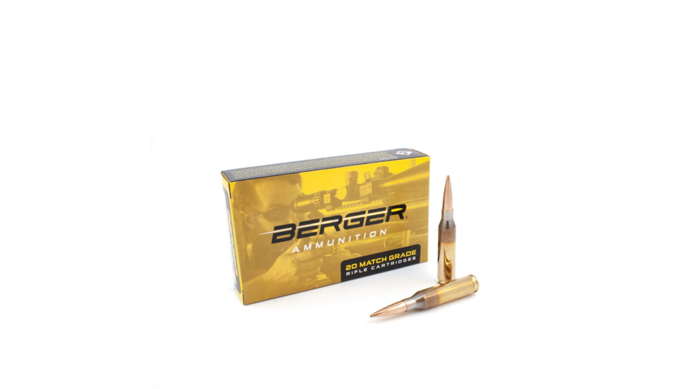 Berger Hybrid Target .260 Remington 140 grain Hybrid Target Brass Cased Centerfire Rifle Ammo, 20 Rounds, 30010